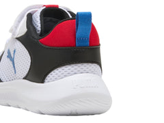 Tenis Puma Pounce Lite Negro, Azul y Blanco para Niño