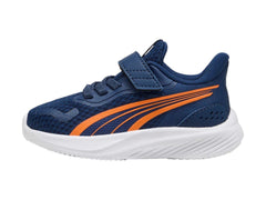 Tenis Puma Pounce AC+ Azul y Naranja para Niño