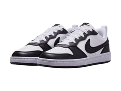 Tenis Nike Court Borough Low Blanco y Negro para Niño