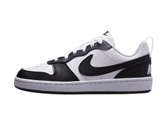 Tenis Nike Court Borough Low Blanco y Negro para Niño