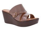 Sandalias de Plataforma Luna Rosa Charol Color Venado para Mujer