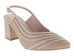 Zapatillas ROZE Nude de Charol para Mujer