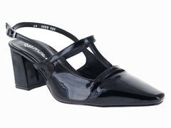 Zapatillas ROZE Negro de Charol para Mujer
