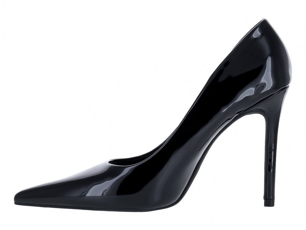 Zapatillas Stiletto Perugia Negro Charol para Mujer