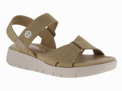 Sandalias de Plataforma Hispana Beige para Mujer