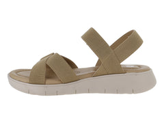 Sandalias de Plataforma Hispana Beige para Mujer