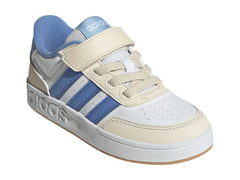 Tenis Adidas Breakbase Blanco y Azul para Niño