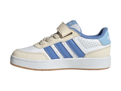 Tenis Adidas Breakbase Blanco y Azul para Niño