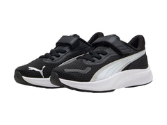 Tenis PUMA Pounce Lite Negro y Blanco para Niño