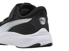Tenis PUMA Pounce Lite Negro y Blanco para Niño