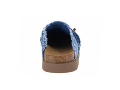 Sandalias Clogs Steve Madden Denim Azul para Niña