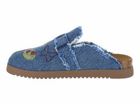 Sandalias Clogs Steve Madden Denim Azul para Niña