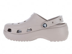 Sandalias Crocs Classic Platform Clog Taupe para Mujer