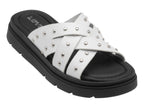 Sandalias Levi's Blancas de Plataforma para Mujer