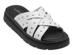 Sandalias Levi's Blancas de Plataforma para Mujer