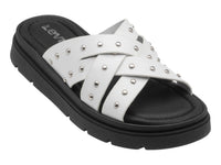 Sandalias Levi's Blancas de Plataforma para Mujer