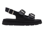 Sandalias Levis (Pu) Sandalia Negra Dama 112622 Para Mujer