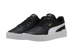 Tenis PUMA Carina 3.0 Negro y Dorado para Niño