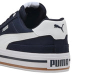 Tenis PUMA Court Classic Vulc Azul Marino y Blanco para Niña