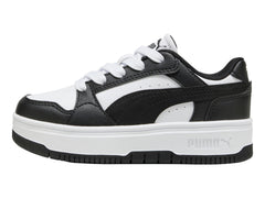 Tenis Puma Rebound Blanco y Negro para Niño