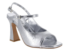 Sandalias de Tacón Roze Color Plata para Mujer
