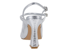 Sandalias de Tacón Roze Color Plata para Mujer