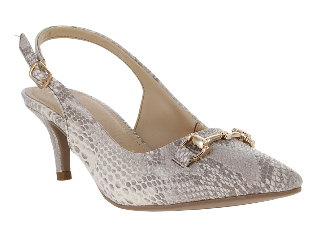 Zapatillas Tacones Lady Paulina Color Capuchino para Mujer