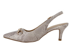 Zapatillas Tacones Lady Paulina Color Capuchino para Mujer