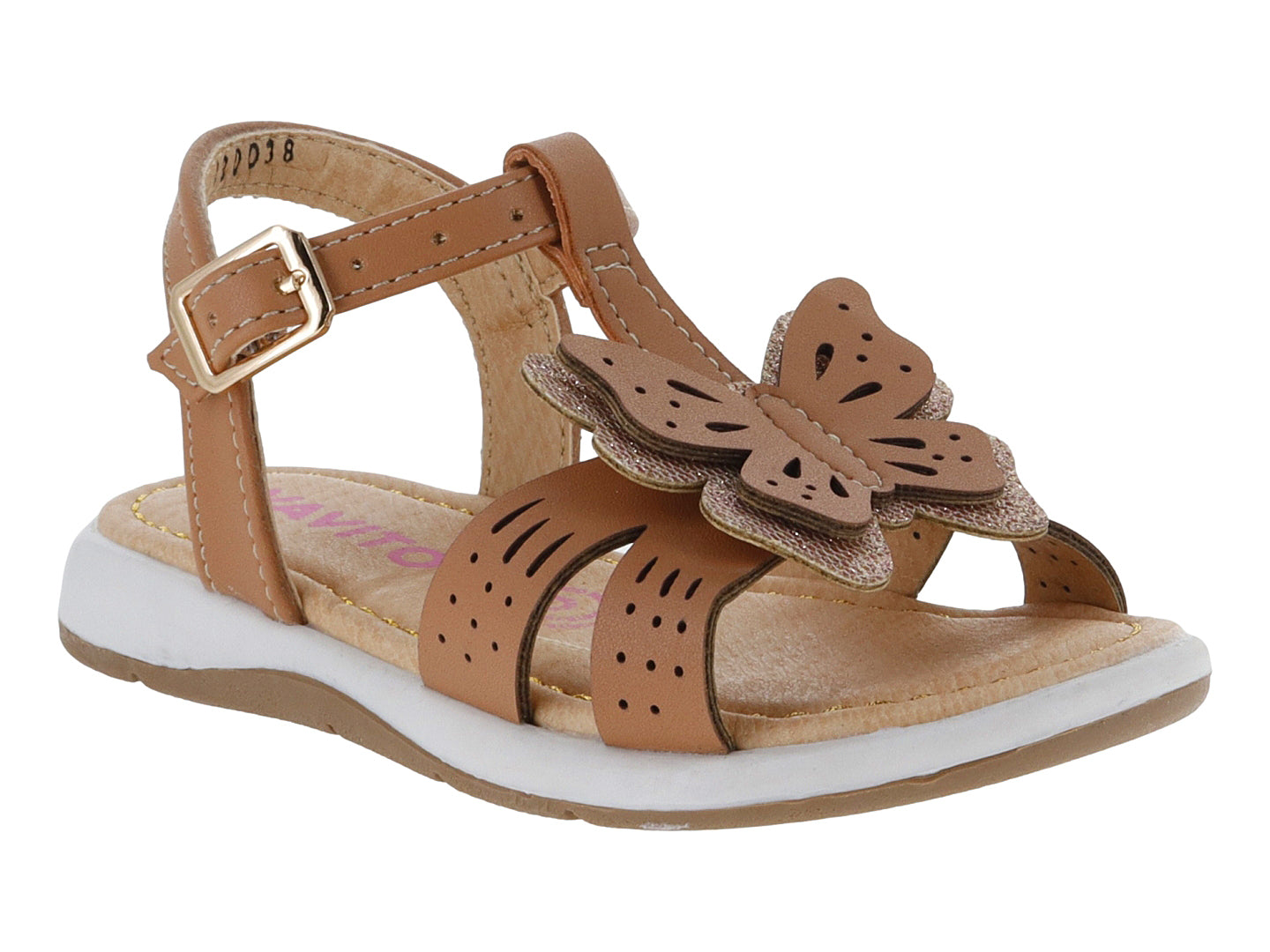 Sandalias VAVITO Color Camel para Niña