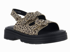 Sandalias Vavito Camel de Gamuza para Niña