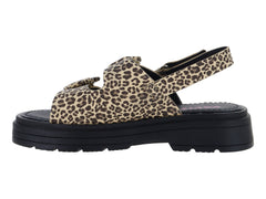 Sandalias Vavito Camel de Gamuza para Niña
