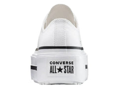 Tenis Converse Double Stack Blanco y Negro para Mujer