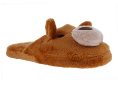 Pantuflas Perezozas Café para Mujer