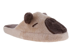 Pantuflas Perezosas Café para Niña