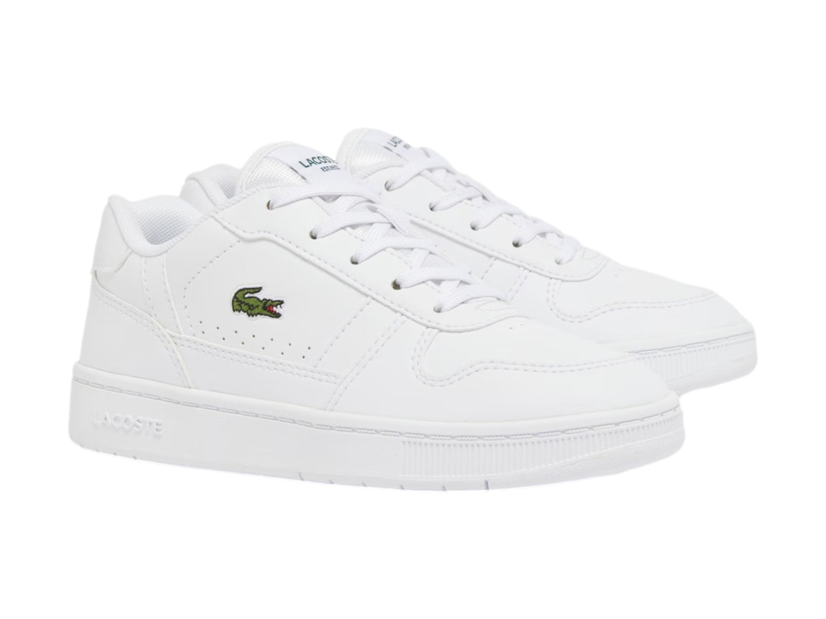 Tenis Lacoste T-Clip Set Blanco para Niño