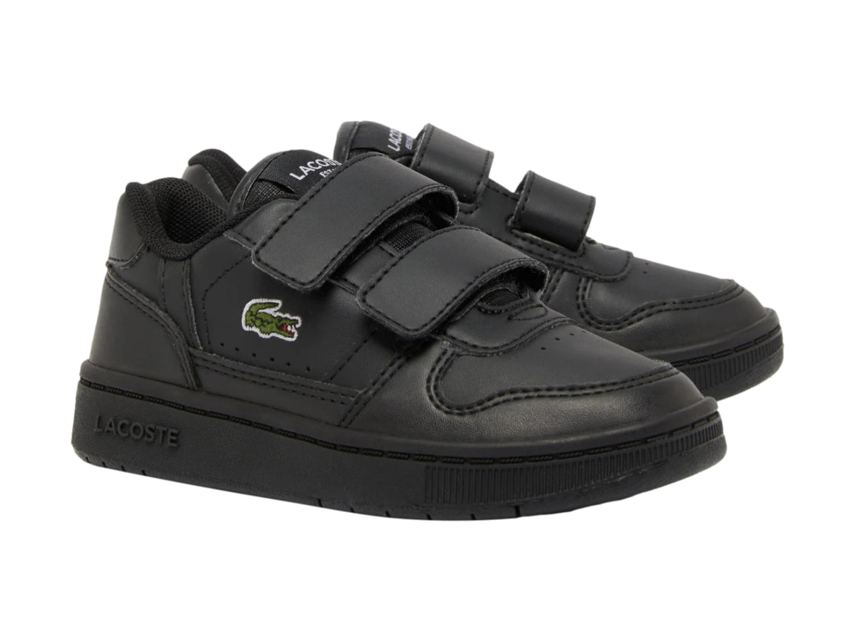 Tenis Lacoste T-Clip Set Negro para Niño