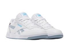 Tenis Reebok Court Advance Blanco y Azul para Mujer
