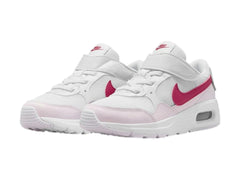 Tenis Nike Air Max SC Blanco y Violeta para Niña