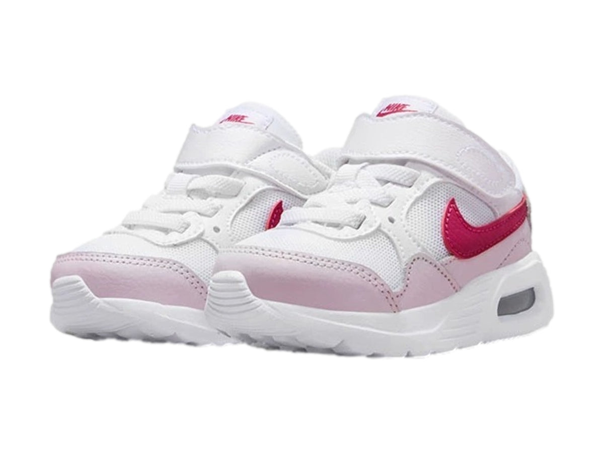 Tenis Nike Air Max SC Blanco y Rosa para Niña