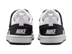 Tenis Nike Court Borough Low Blanco y Negro para Niño