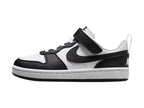 Tenis Nike Court Borough Low Blanco y Negro para Niño