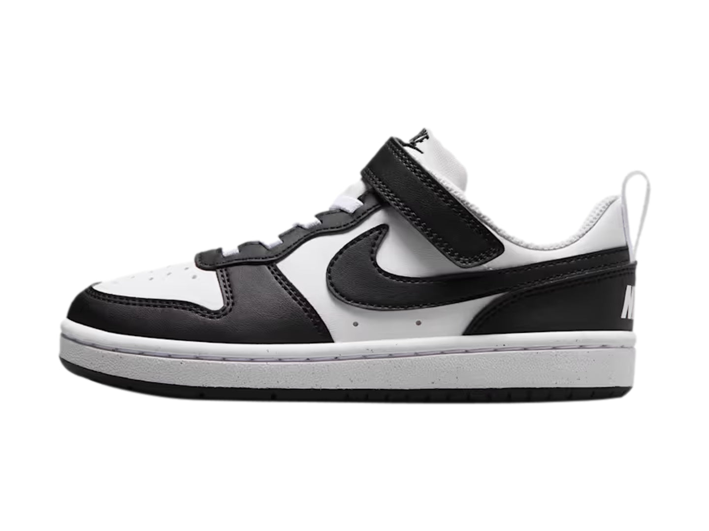 Tenis Nike Court Borough Low Blanco y Negro para Niño