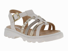 Sandalias Yuyin Color Latte para Niña