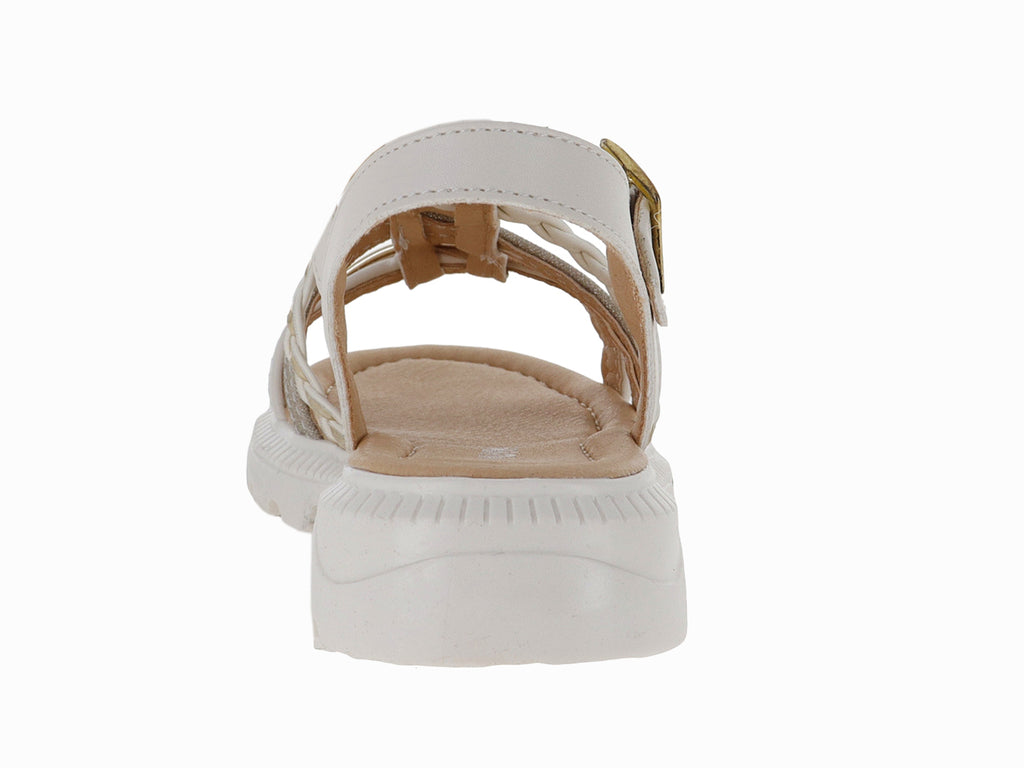 Sandalias Yuyin Color Latte para Niña