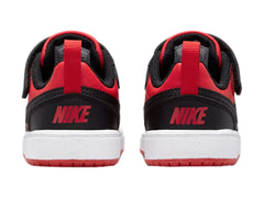 Tenis Nike Court Borough Low Recraft Rojo y Negro para Niño