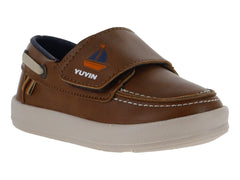 Zapatos Náuticos YUYIN Color Cajeta para Niño
