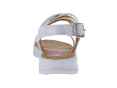 Sandalias Guany Blanco Oro para Niña