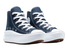 Tenis Converse Chuck Taylor All Star Move Platform Azul Marino para Niña