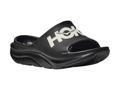 Sandalias HOKA Ora Athletic Slide Negro Blanco para Hombre