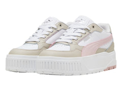 Tenis Puma Karmen II Idol Blanco y Rosa para Niña